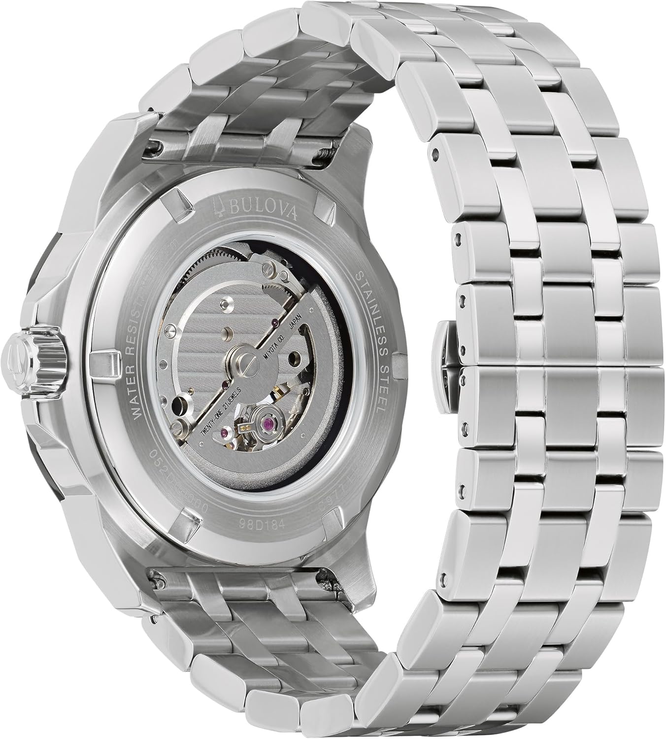 Detalle de Bulova Marc Anthony Automatic Watch with Diamond Accent Blue Dial