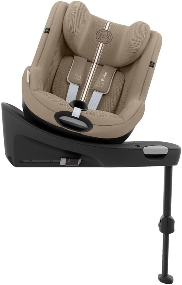 Thumbnail 5 de Cybex Sirona G i-Size Plus bilbarnstol, Almond Beige, 3-punktssele