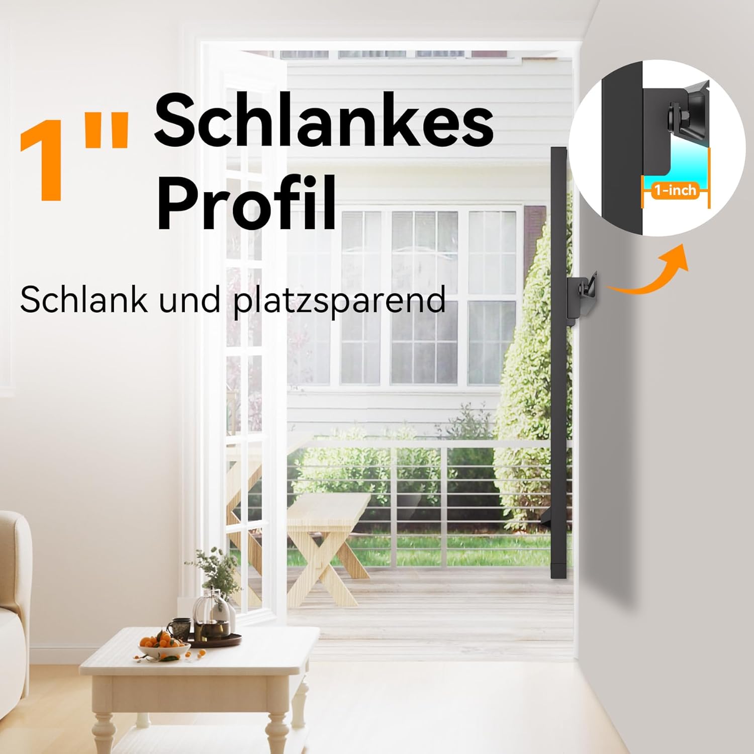 Thumbnail 3 de Aetubree Studless TV Wandhalterung 22–55 Zoll, VESA bis 400 × 400 mm – ohne Bohren