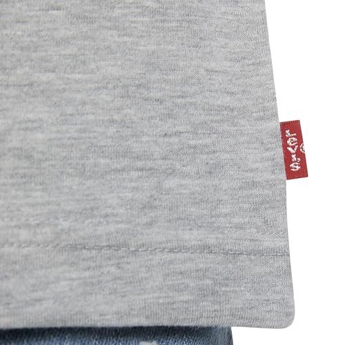 Detalle de Levi's Batwing Tee per Bambini e Ragazzi 12 Anni – Grigio Heather, stile e comodità duratura