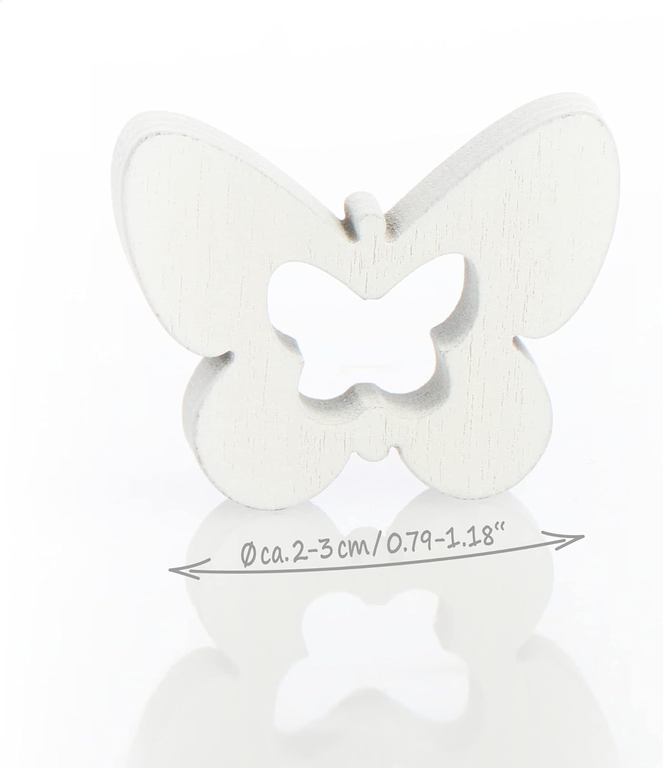 Thumbnail 5 de COM-FOUR 32x papillons en bois décoratifs 🏠