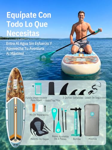 Thumbnail 7 de Niphean Tabla Paddle Surf Hinchable 320 cm con Accesorios: kit completo y control estable para toda la familia