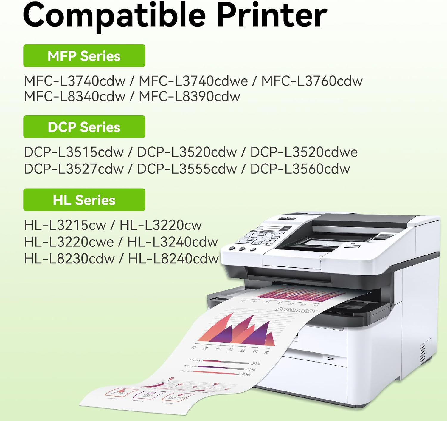 Detalle de Swiss Toner TN248XL compatibile TN248XL TN-248VAL per Brother: set da 4 colori (nero, ciano, magenta, giallo)