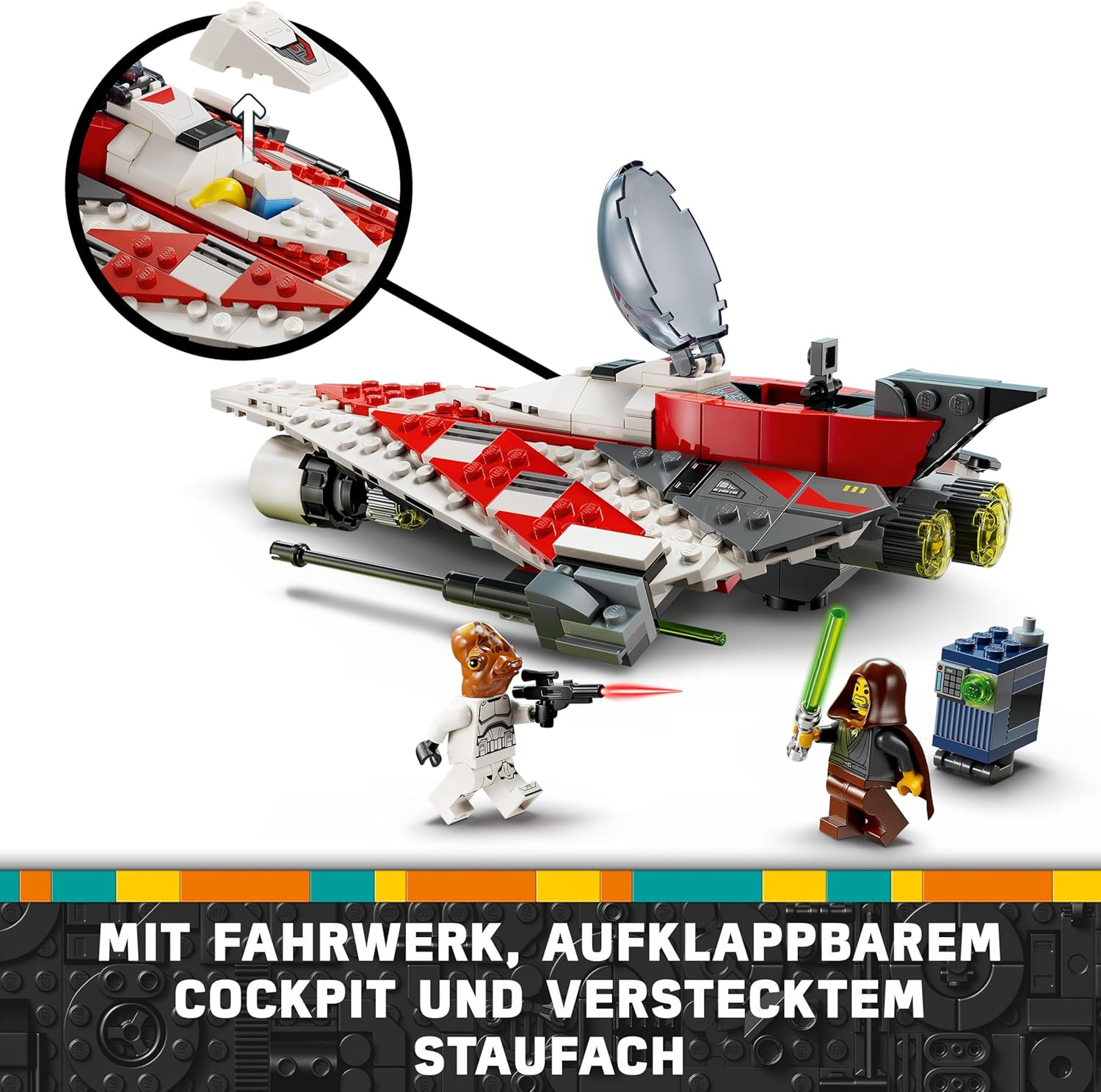 Thumbnail 3 de LEGO Star Wars Jedi Bobs Sternjäger (75388) – Bauspielzeug für Fans ab 8 Jahren
