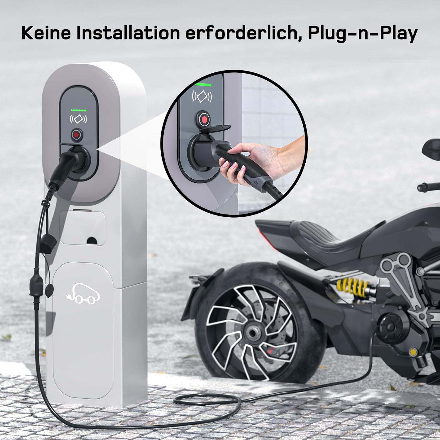 Thumbnail 2 de Typ 2 auf Schuko Adapter 3,6 kW