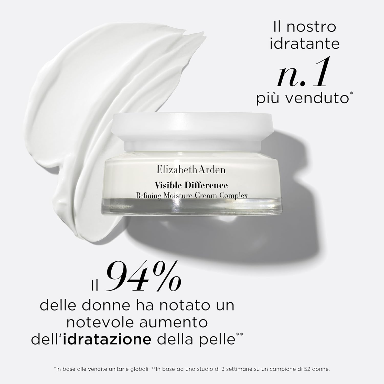Detalle de Elizabeth Arden Visible Difference Crema Giorno Idratante 75 ml con Squalano – idrata, leviga e migliora il tono