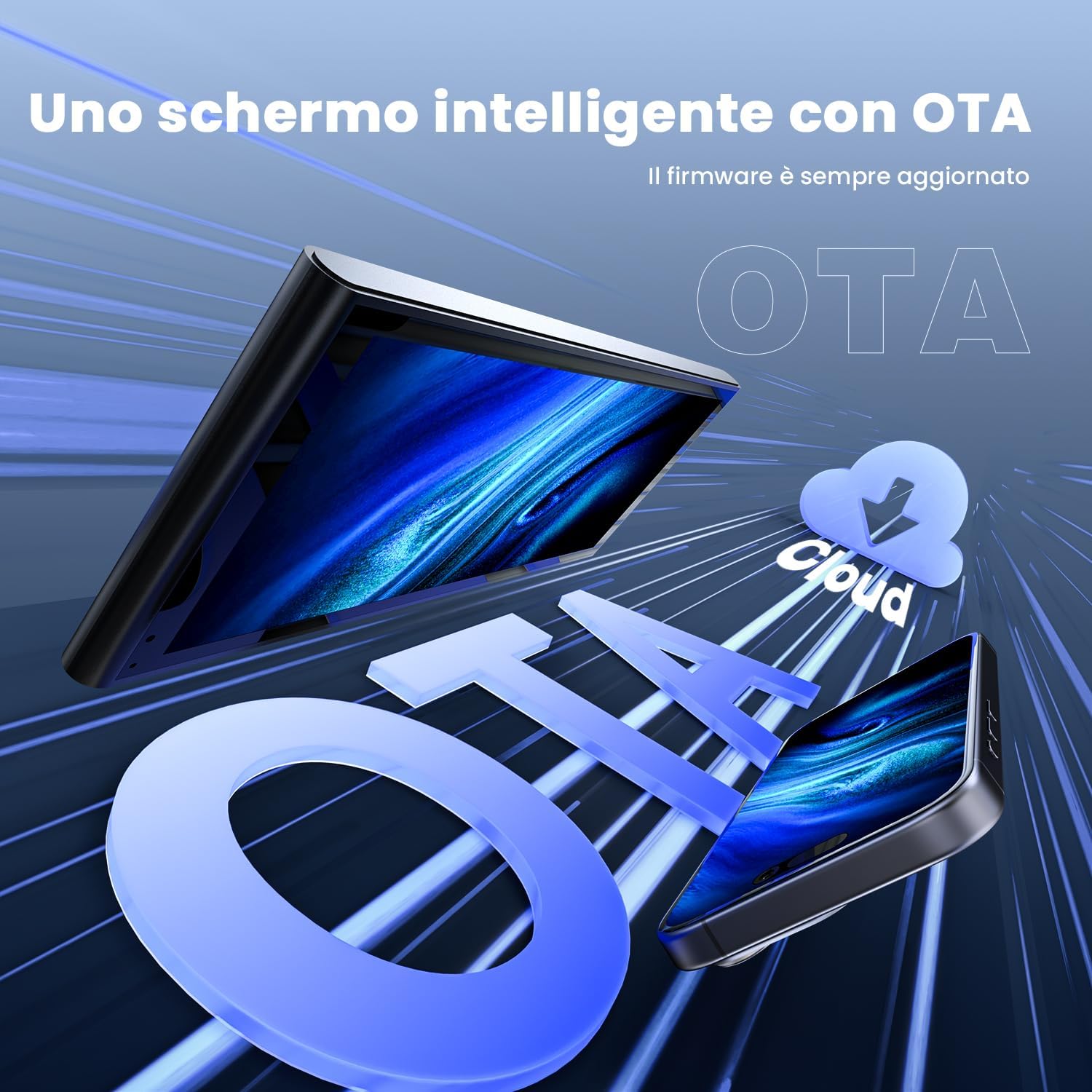 Thumbnail 6 de Krunia Schermo Portatile Wireless 9,26" per CarPlay e Android Auto con OTA e telecamera di retromarcia