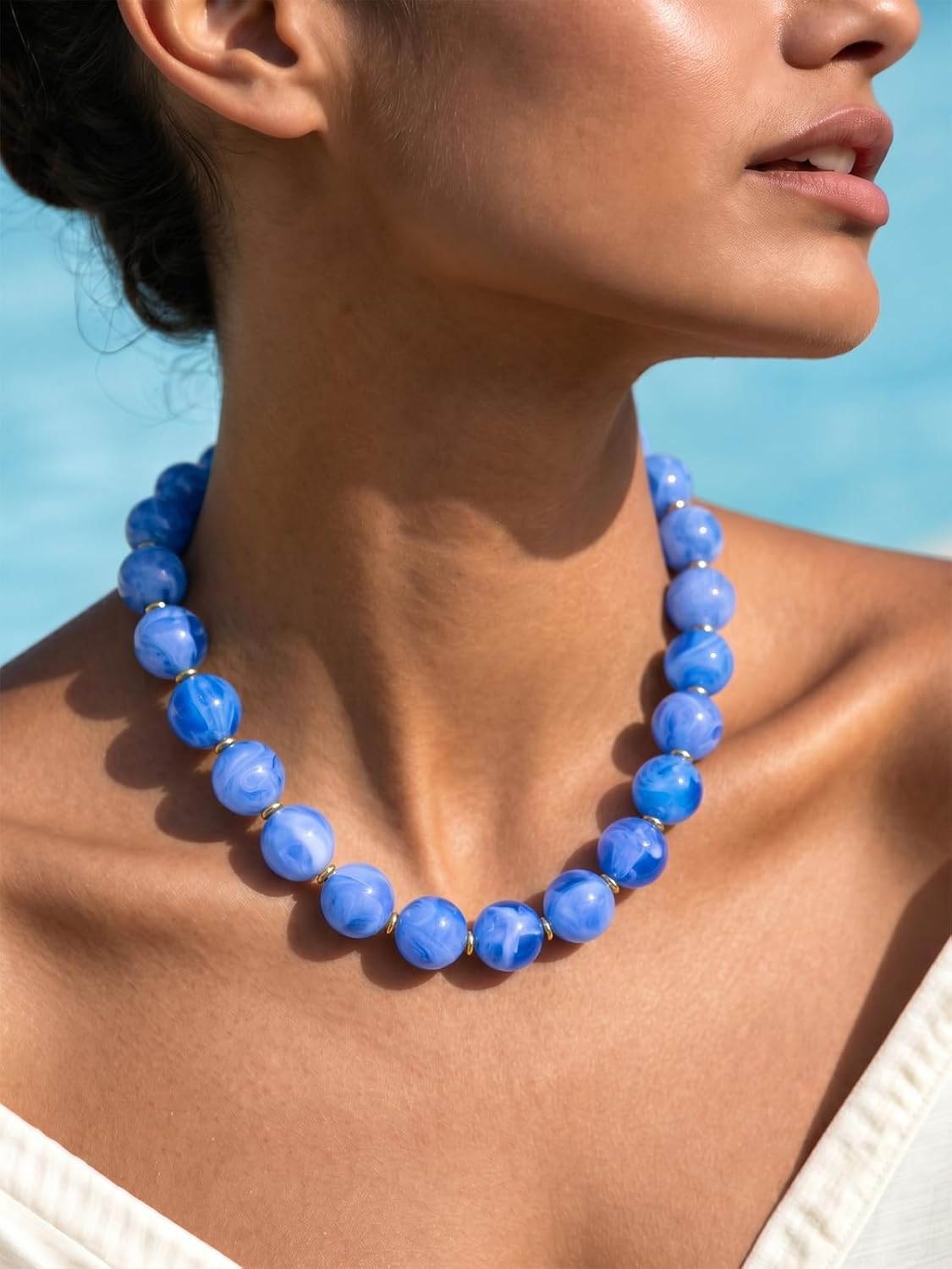 Detalle 2 de ENSKEFEN Beaded Necklace, 20mm Beads