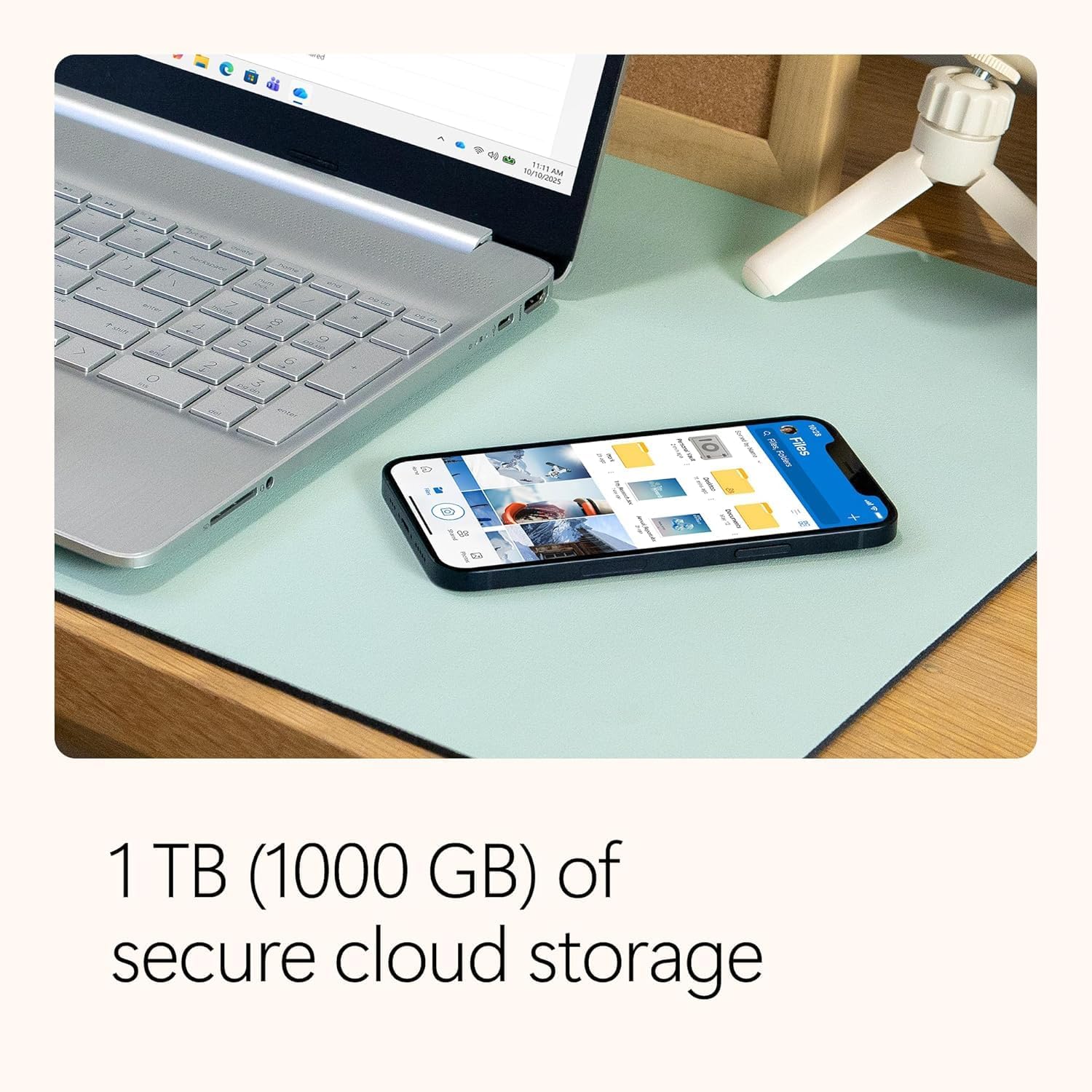 Detalle de Microsoft 365 Personal: 1 user, 1TB cloud storage and AI‑powered Office apps