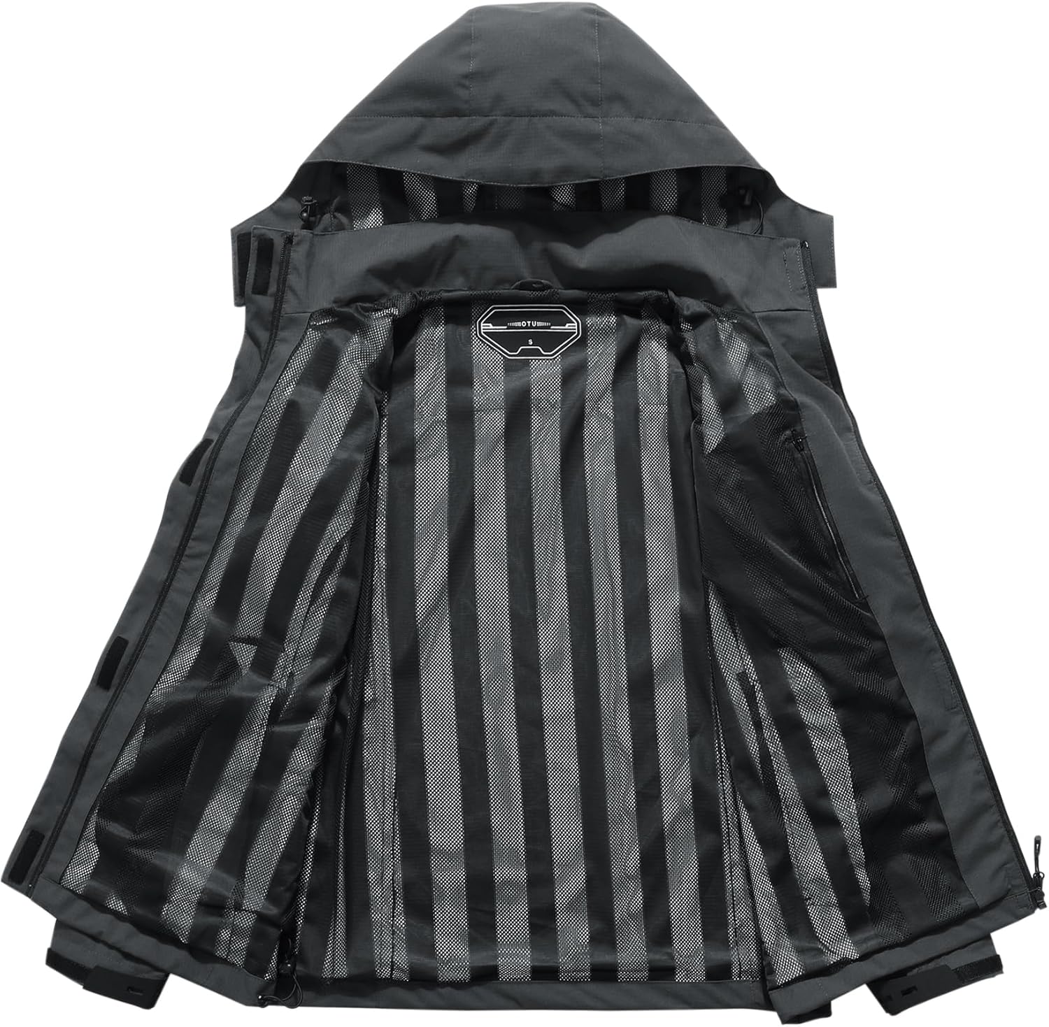 Thumbnail 3 de DECKTIN Women's Waterproof Raincoat: Lightweight Rain Jacket with Detachable Hood
