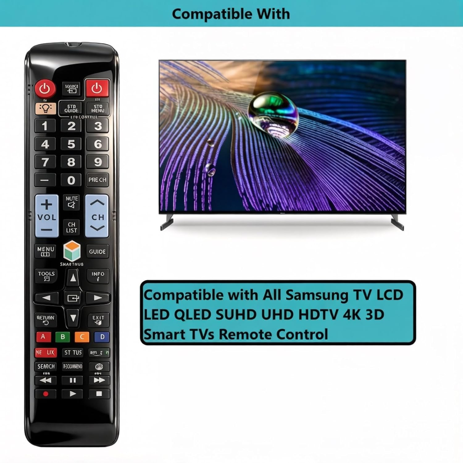 Detalle de Universal Remote Control for Samsung TVs 10m