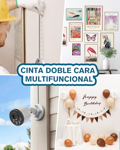 Thumbnail 6 de EMITEVER Cinta Doble Cara Extrafuerte 6703-5,5m x 20mm – Adhesiva de espuma acrílica para superficies lisas