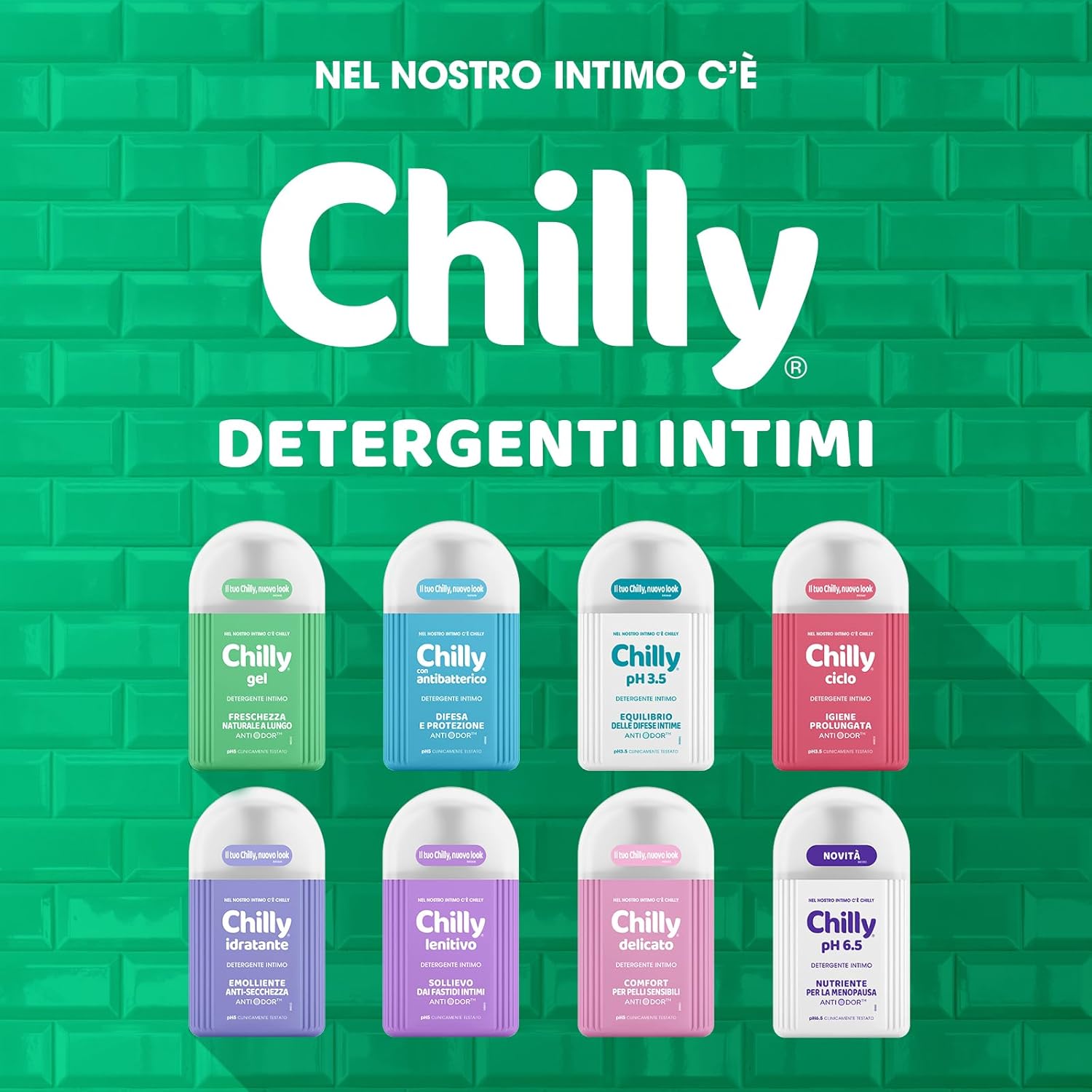 Thumbnail 4 de Chilly Detergente intimo pH 6,5 4x300 ml