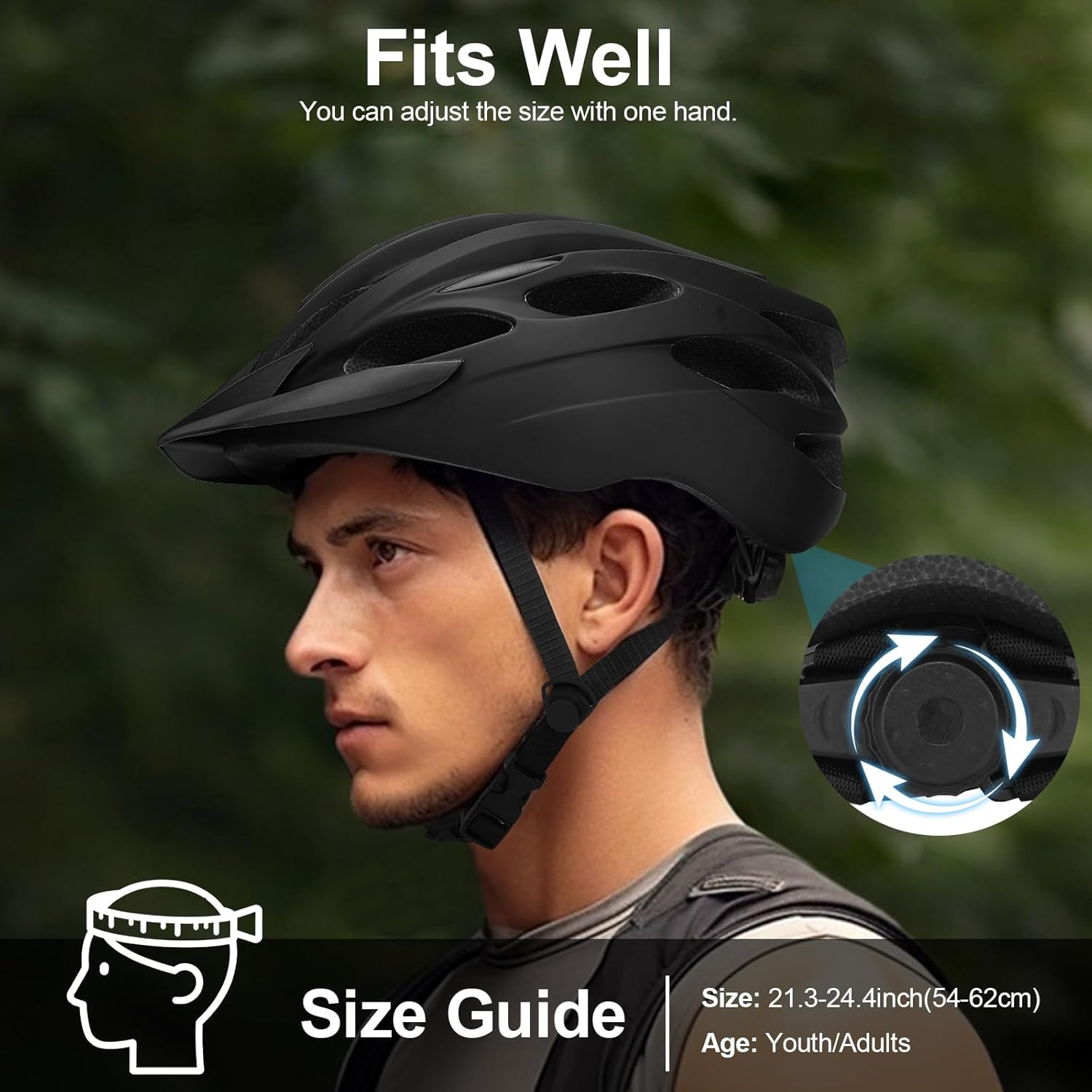 Thumbnail 6 de Bike Helmet 54-62cm with LED Light