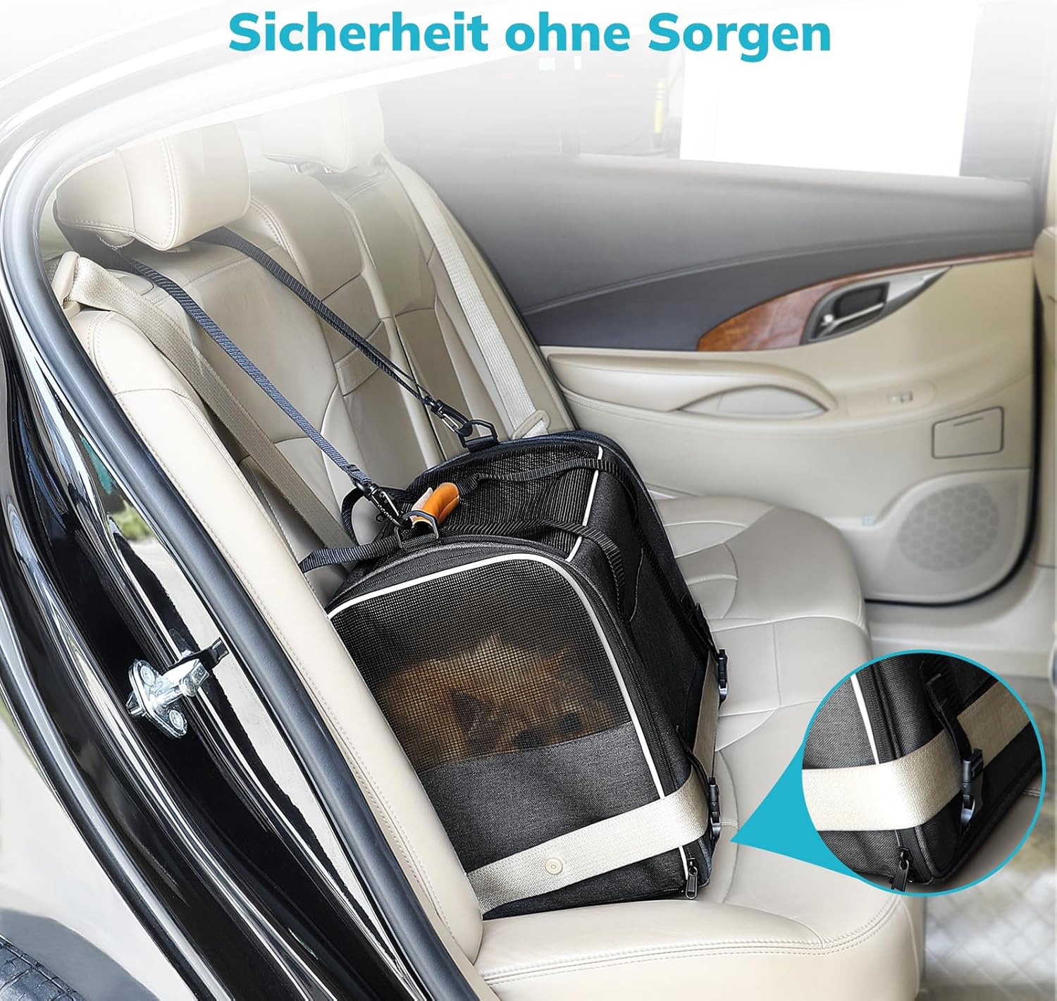 Detalle 2 de Morpilot Katzentransportbox für große Katzen bis 7 kg 🐱
