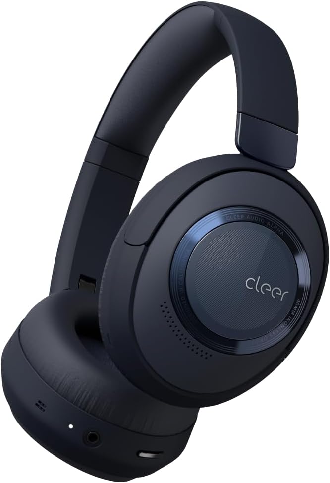 Detalle de Cleer Noise-Canceling Bluetooth Headphones, Alpha