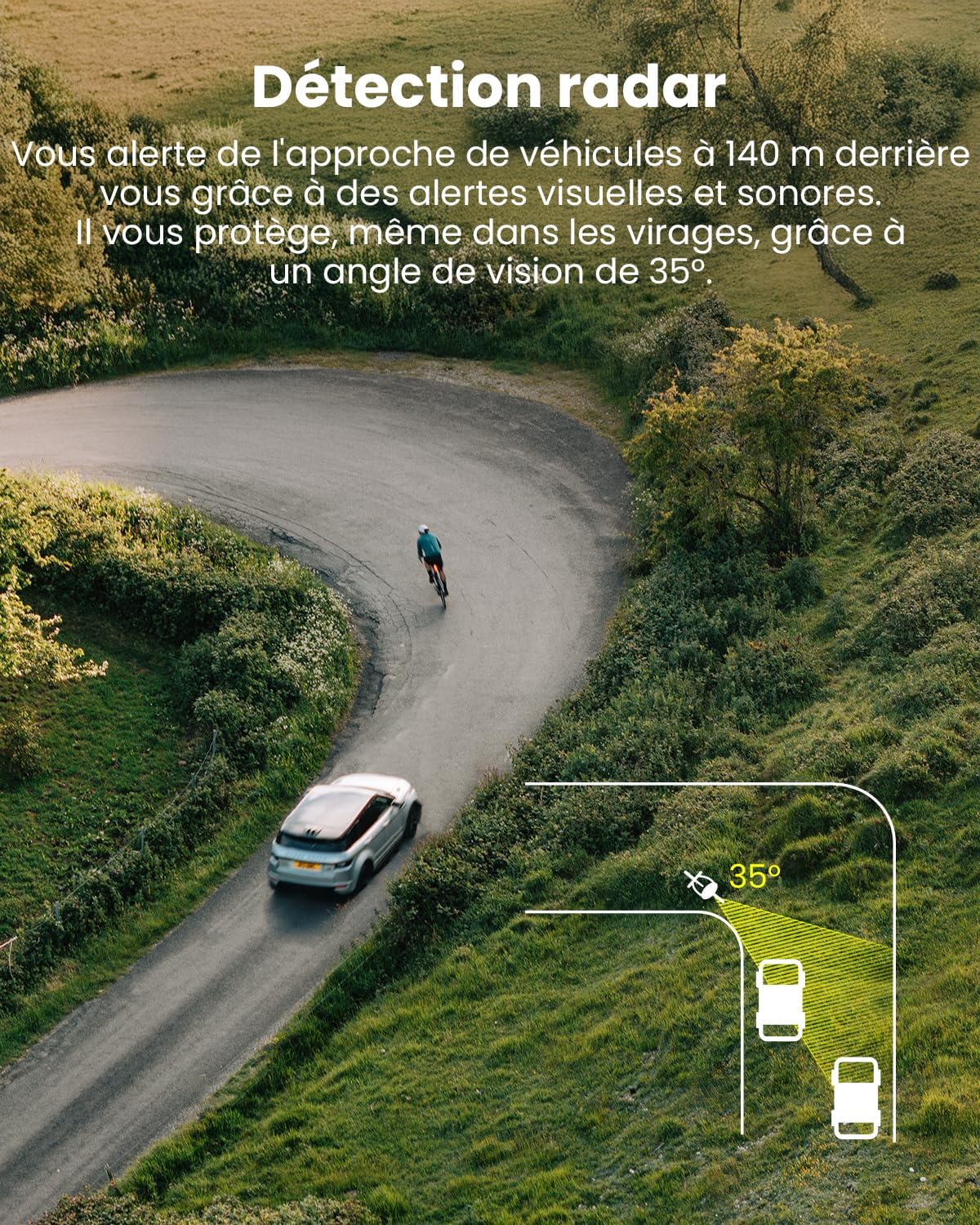 Thumbnail 3 de MagicShine SEEMEE R300 : feu arrière intelligent à LED haute puissance, 270° et IPX6