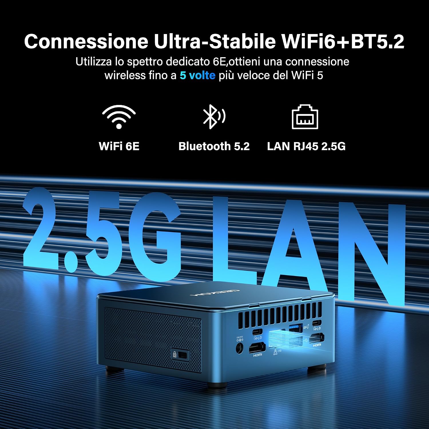 Thumbnail 4 de GEEKOM IT12 Mini PC i5-12450H 16GB 512GB