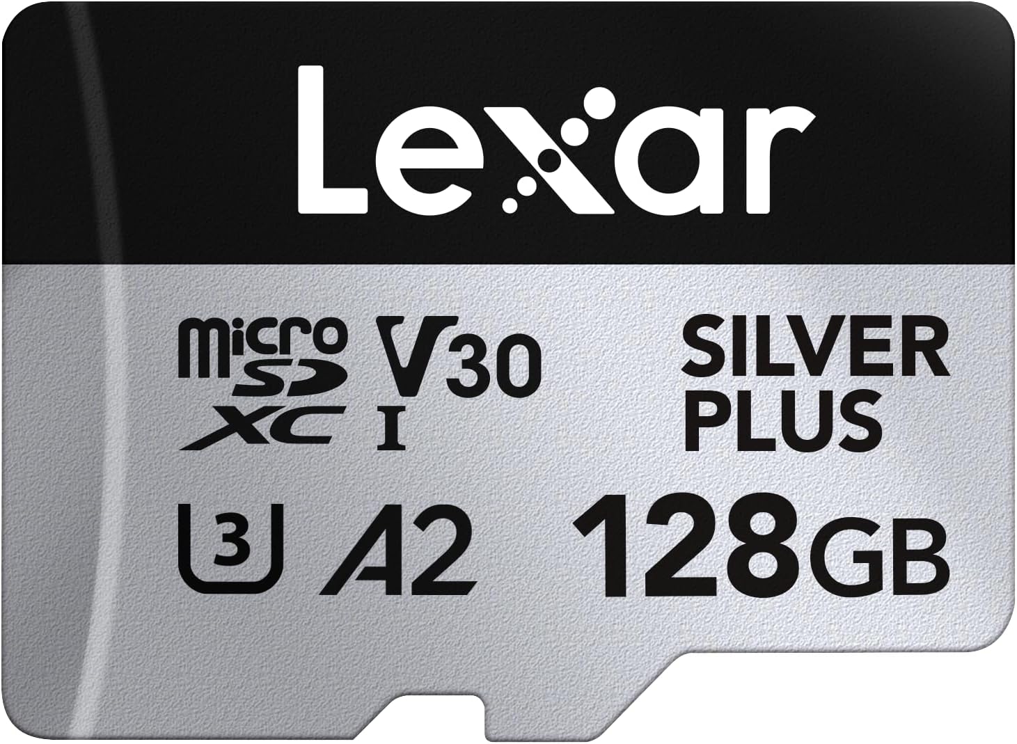 Detalle de Lexar Professional SILVER PLUS LMSSIPL128G-BNANU microSDXC 128GB UHS-I V30 最大読込205MB/s