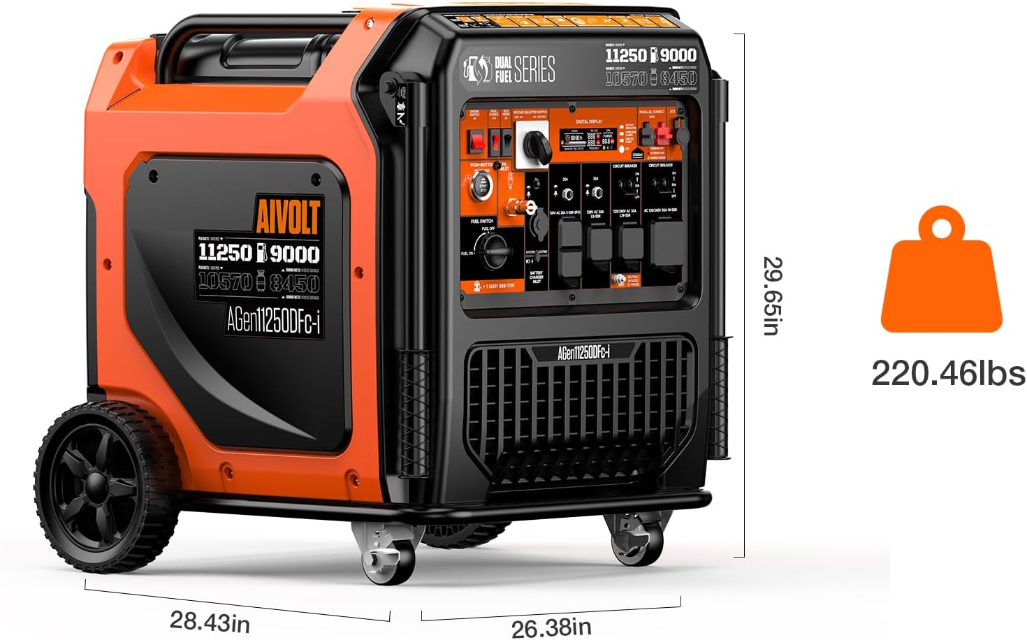 Detalle 2 de AIVOLT Inverter Generator 11,250W