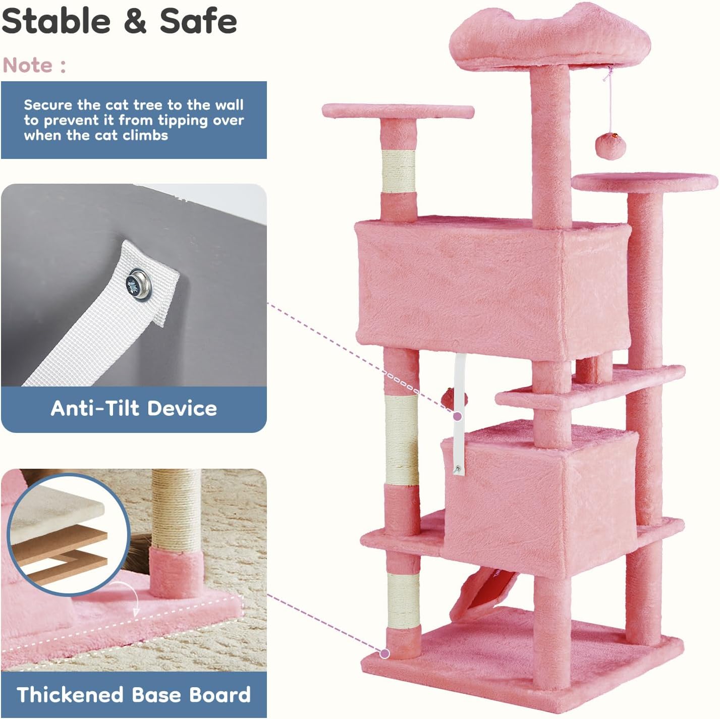 Detalle 2 de DUMOS Cat Tree 54-Inch