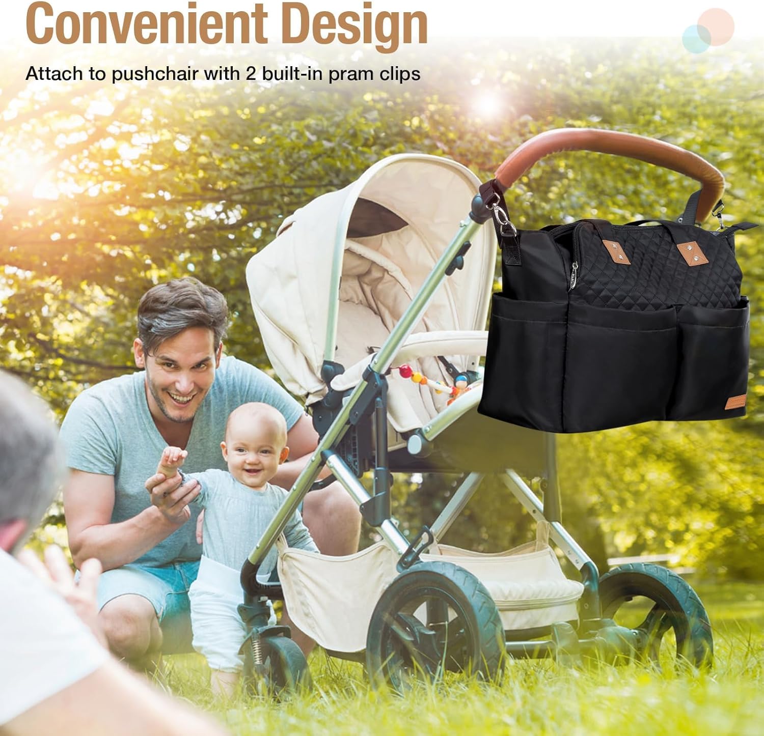 Thumbnail 5 de Lekebaby Bolso Carro Bebe 38x15x35 cm