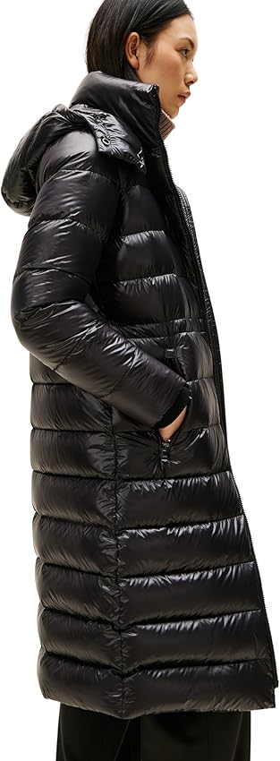 Thumbnail 3 de Tommy Hilfiger Abrigo acolchado Gloss Down Waist Maxi Negro XXS