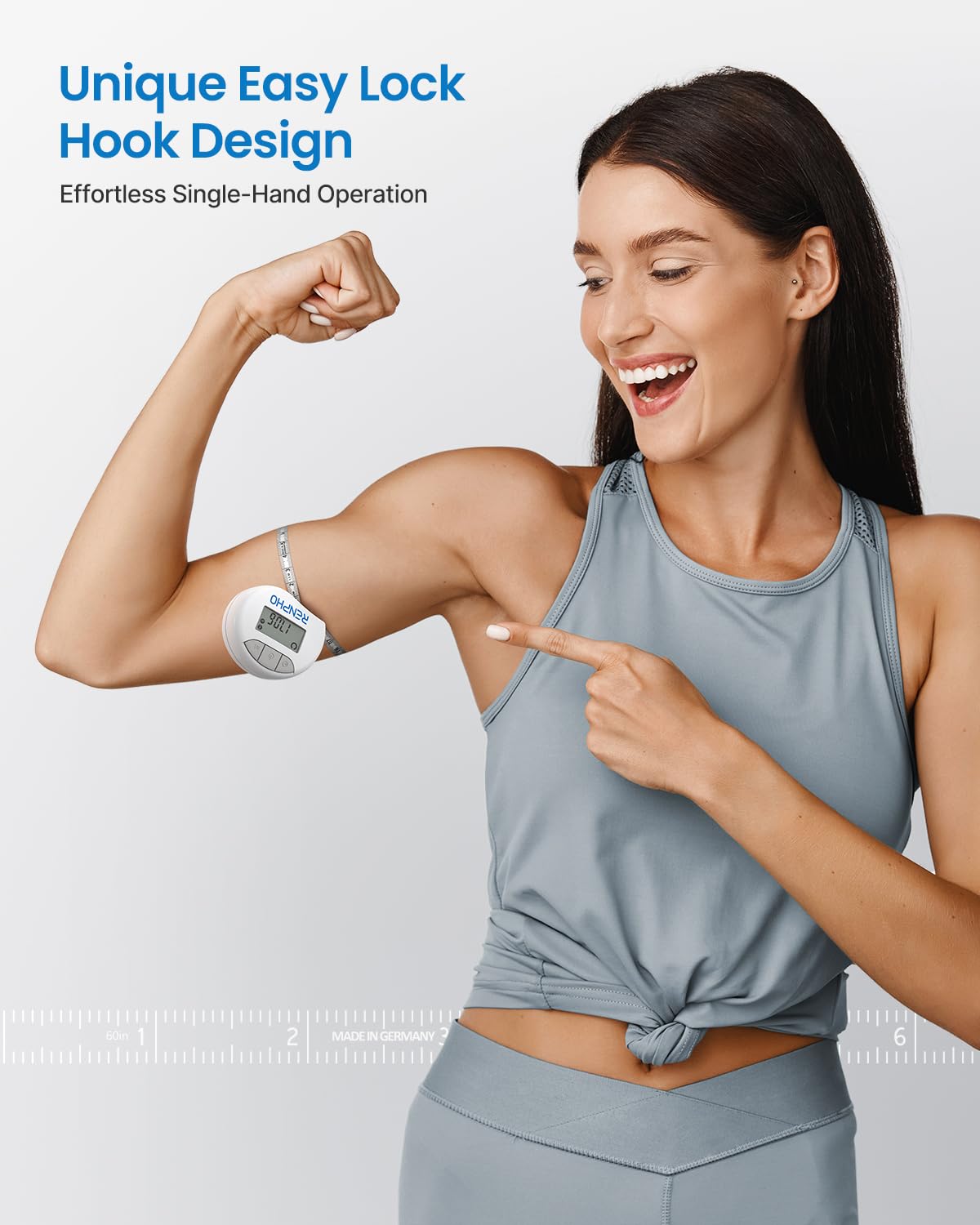 Thumbnail 3 de RENPHO Tape Measure Body for Weight Loss – Smart Body Circumference Tracker with App