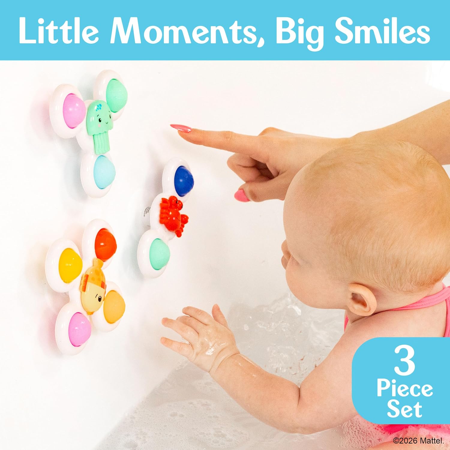 Thumbnail 1 de Fisher-Price Baby Spinner Toys, 3-Piece Set