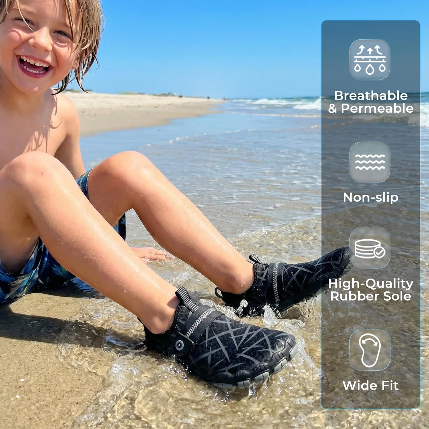 Detalle 2 de SEEKWAY Kids barefoot water shoes