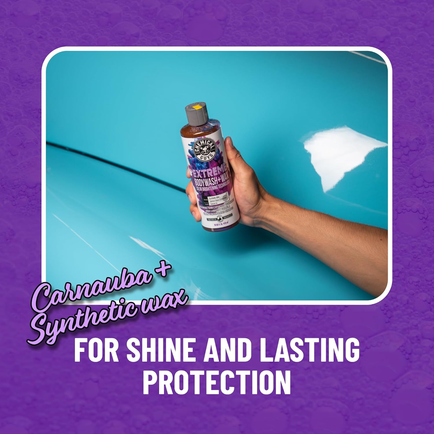 Thumbnail 2 de Chemical Guys Extreme Bodywash & Wax Foaming Car Wash Soap – 128 oz, Grapes Scent