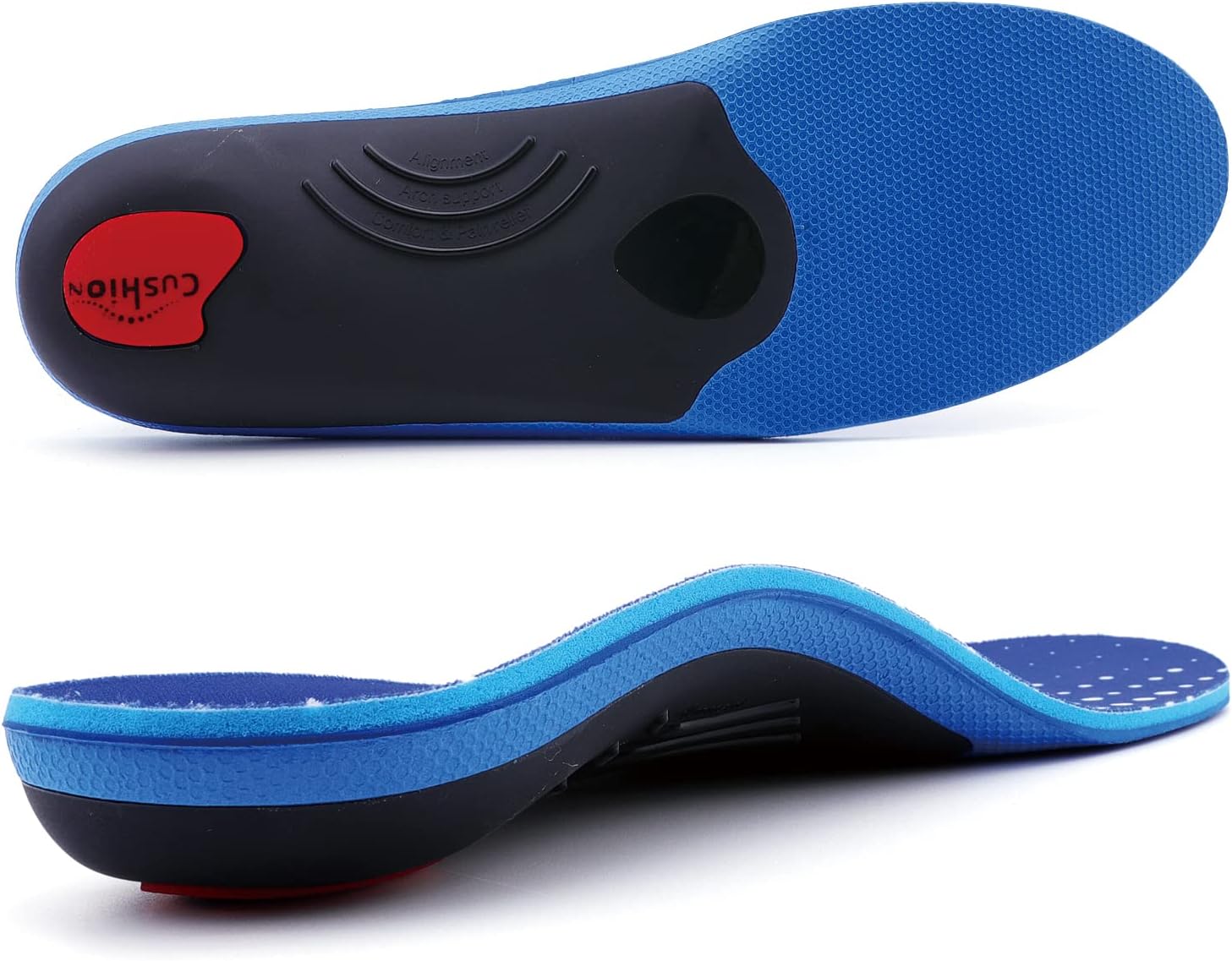 Detalle de TOPSOLE Orthopädische Einlegesohlen für Plantarfasziitis, Fersensporn & Plattfuß (Damen & Herren)