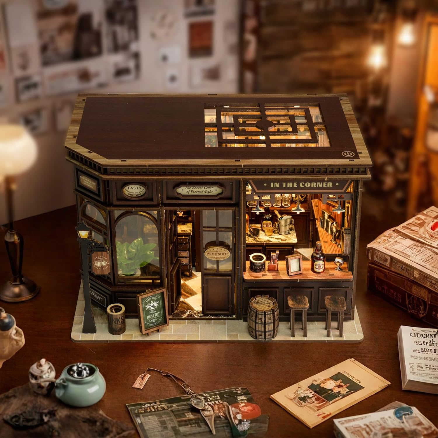 Thumbnail 6 de LUMYCE Book Nook, maison miniature 3D LED