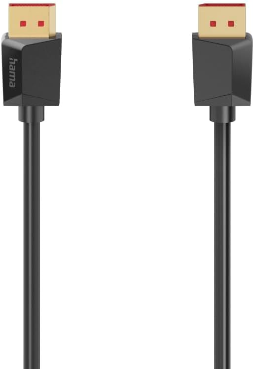 Detalle 2 de Hama DisplayPort-Kabel DP 2.1 – Ultra-HD 8K, 40 Gbit/s, 2,00 m