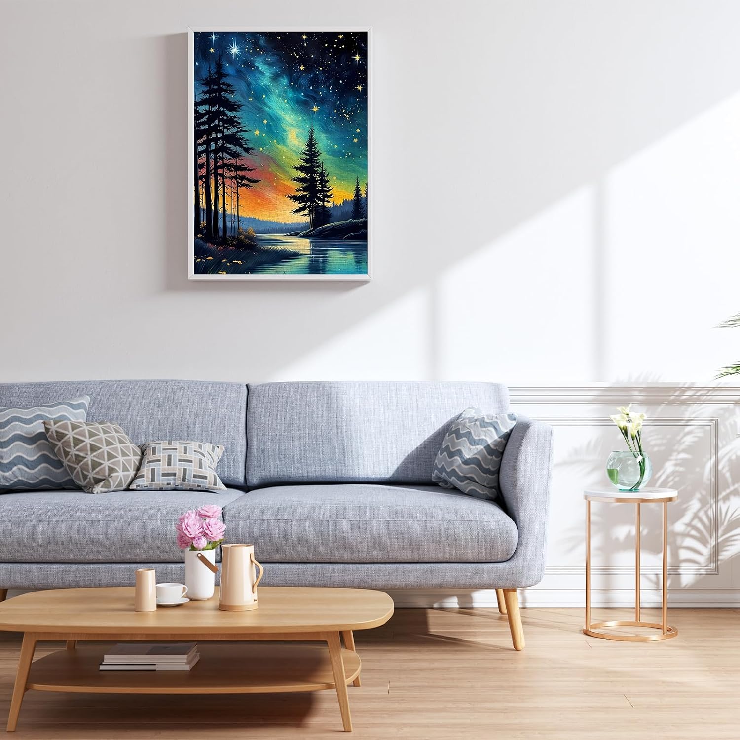 Detalle 2 de Nordlicht Jigsaw Puzzle 1000 Teile 70 x 50 cm