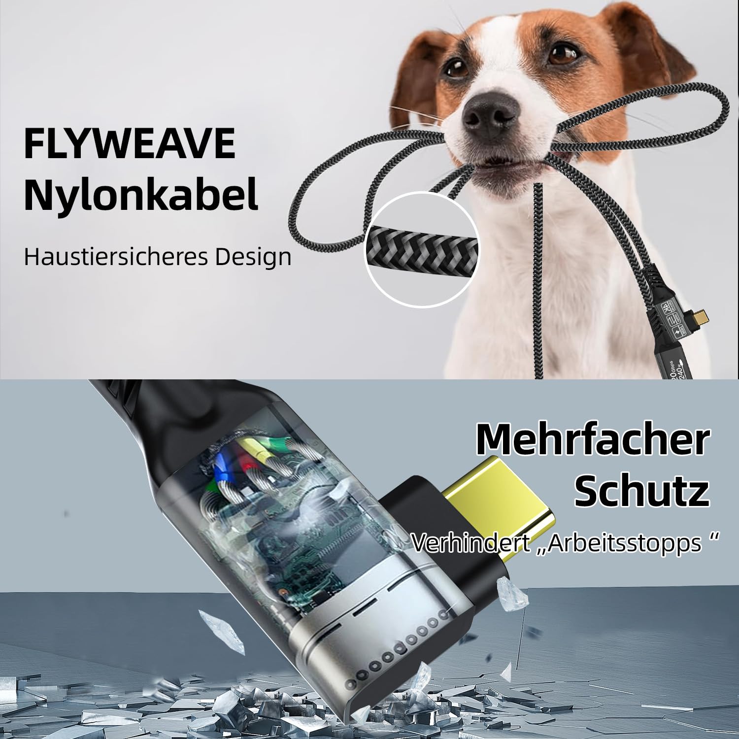 Thumbnail 5 de CAKOBLE USB C Verlängerungskabel 0,5 m