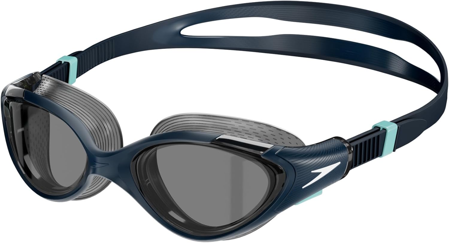 Detalle de Speedo Donna Occhialini da nuoto Biofuse 2.0 Mirror: comfort femminile e tenuta affidabile