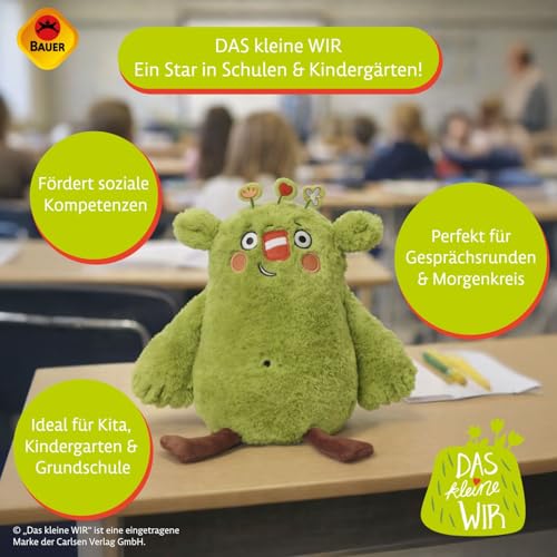 Thumbnail 2 de Das kleine WIR Kuscheltier – Grün, 20 cm von Bauer Spielwaren