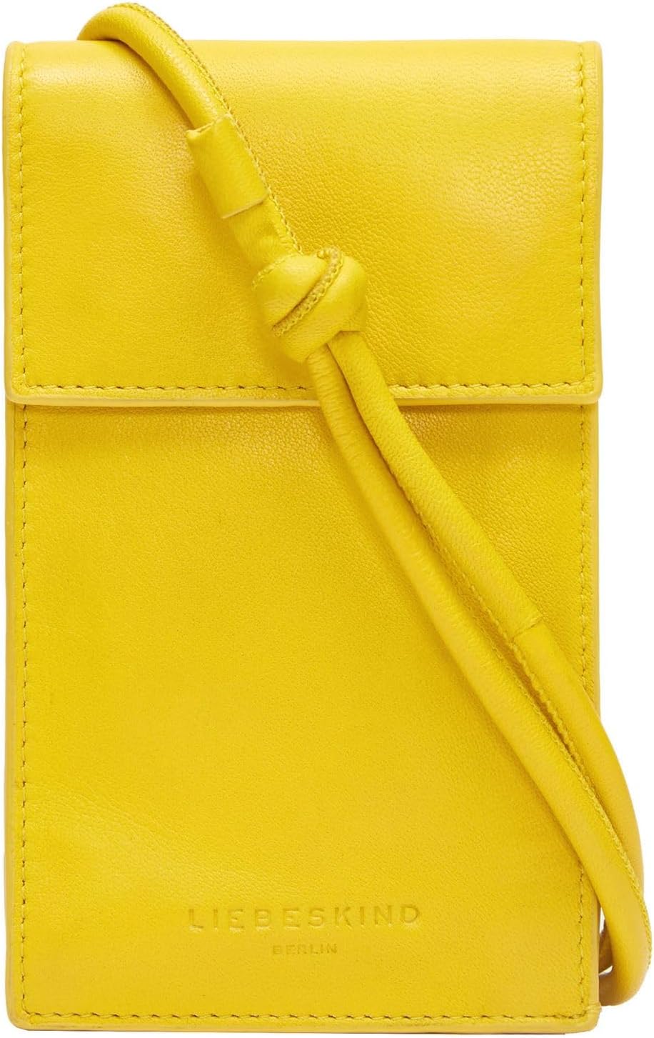 Detalle de Liebeskind Berlin Women's Seasonal NOOS – Mobile Pouch aus geprägtem Lammleder