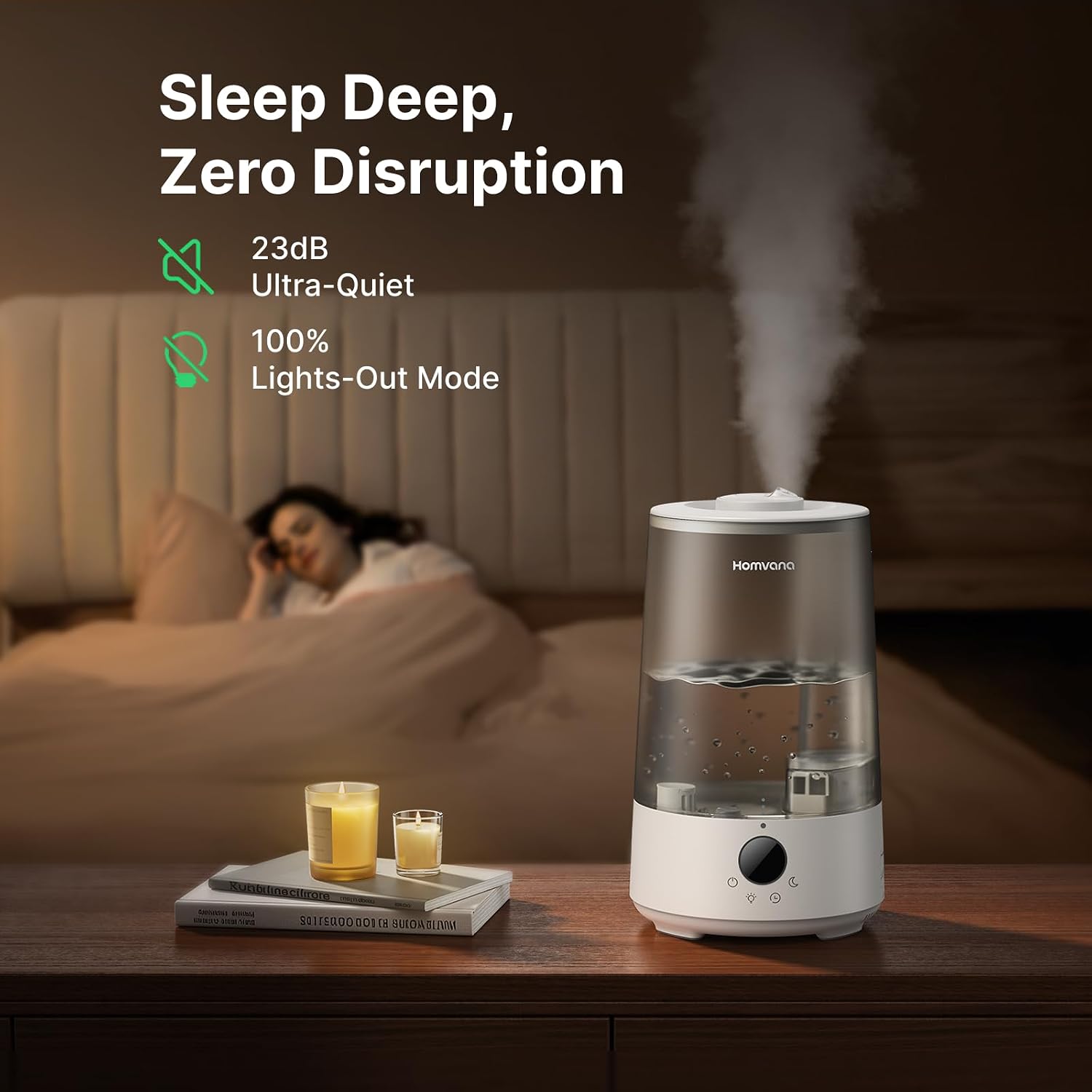 Detalle de Homvana 3.6L Cool Mist Humidifier