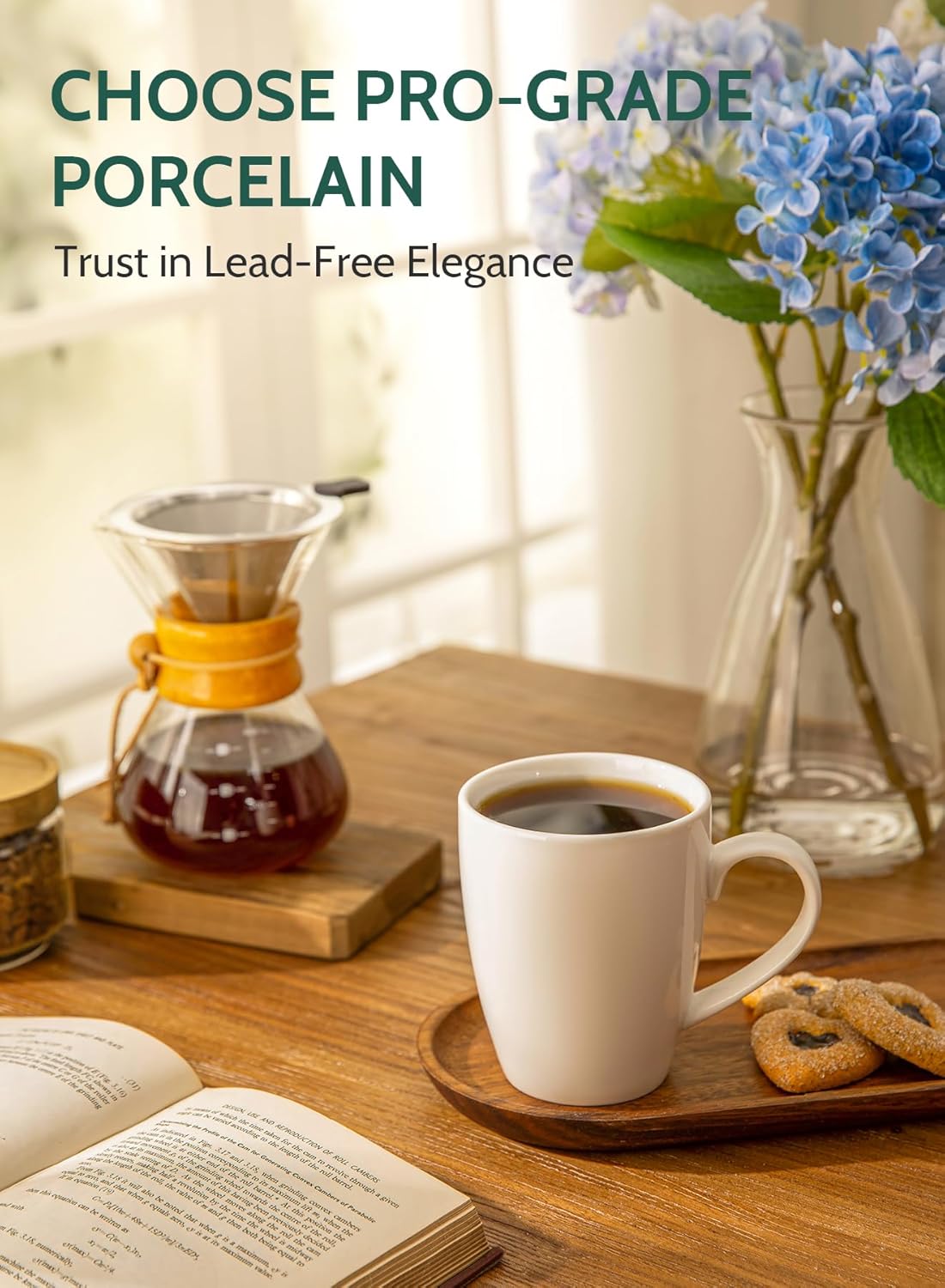 Detalle 1 de Sweese Porcelain Coffee Mugs 16 oz