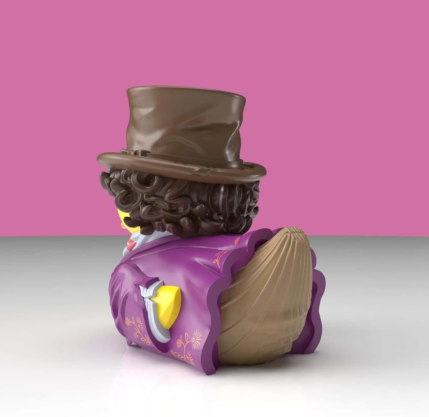 Detalle de TUBBZ Erstausgabe: Willy Wonka als Cosplaying-Gummiente – Vinylfigur