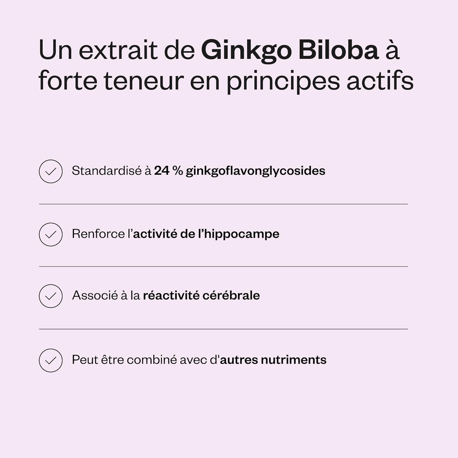 Thumbnail 3 de Ginkgo Biloba Standardisé 24% Ginkgoflavonglycosides et 6% Terpènes Lactones — Supersmart