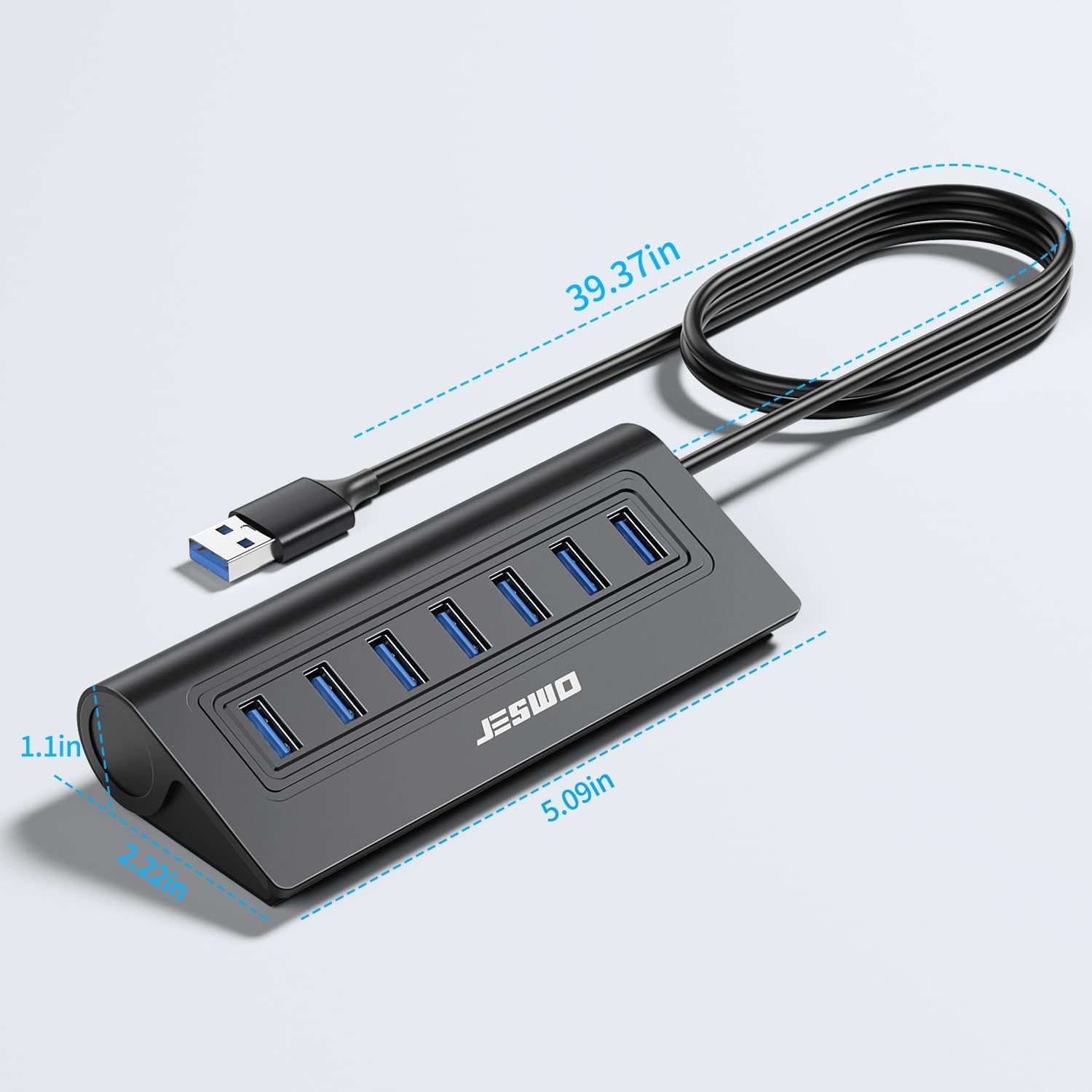 Thumbnail 6 de USB 3.0 Hub 7-Port – Aluminium design, 5Gbps, 3.4ft cable