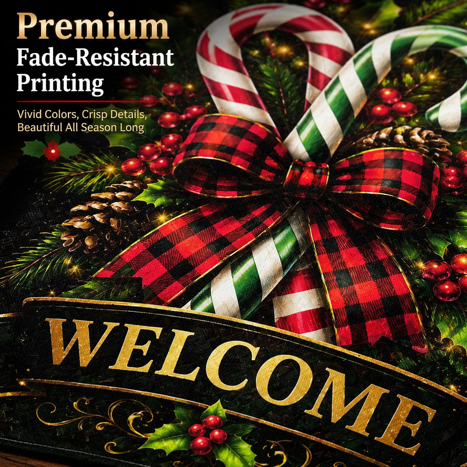 Detalle 2 de Christmas garden flag 12 x 18 inches