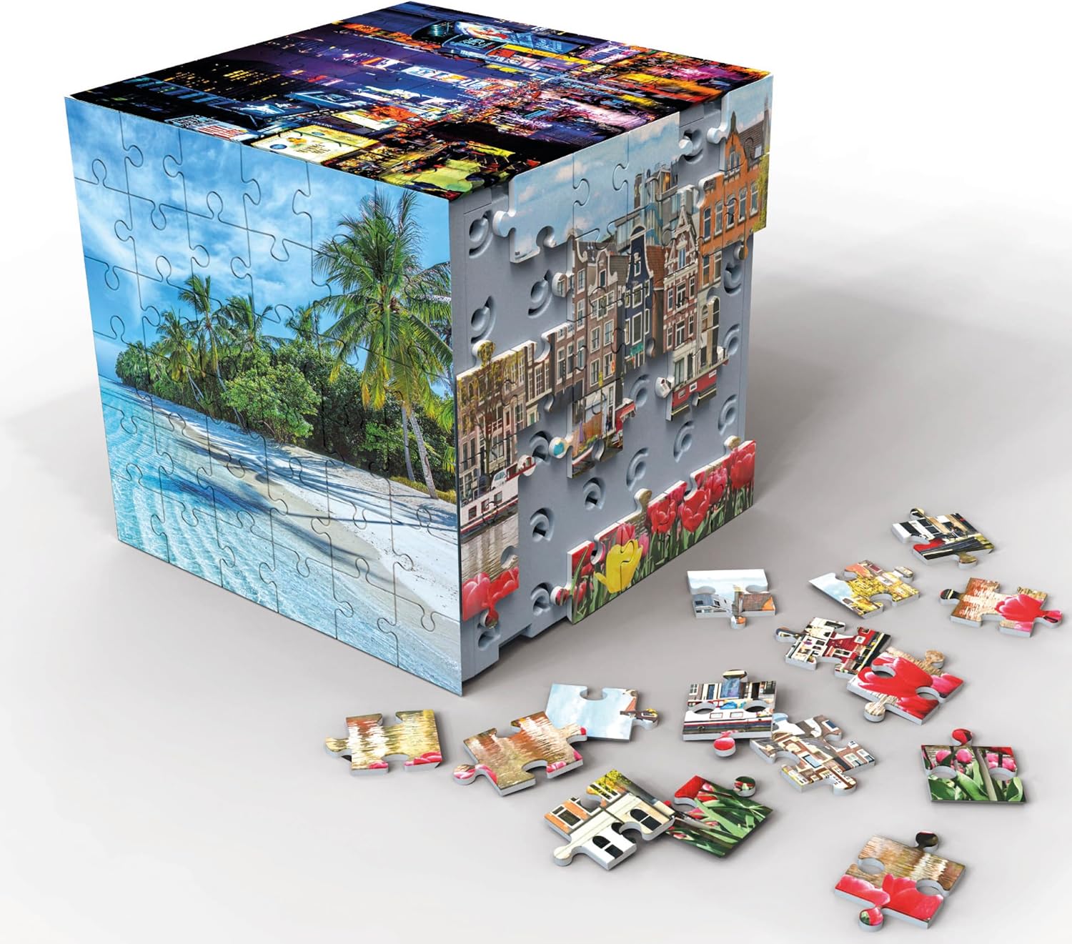 Thumbnail 2 de Educa 3D Puzzle Reise: Würfel-Puzzle mit 216 Teilen (ab 6 Jahren)