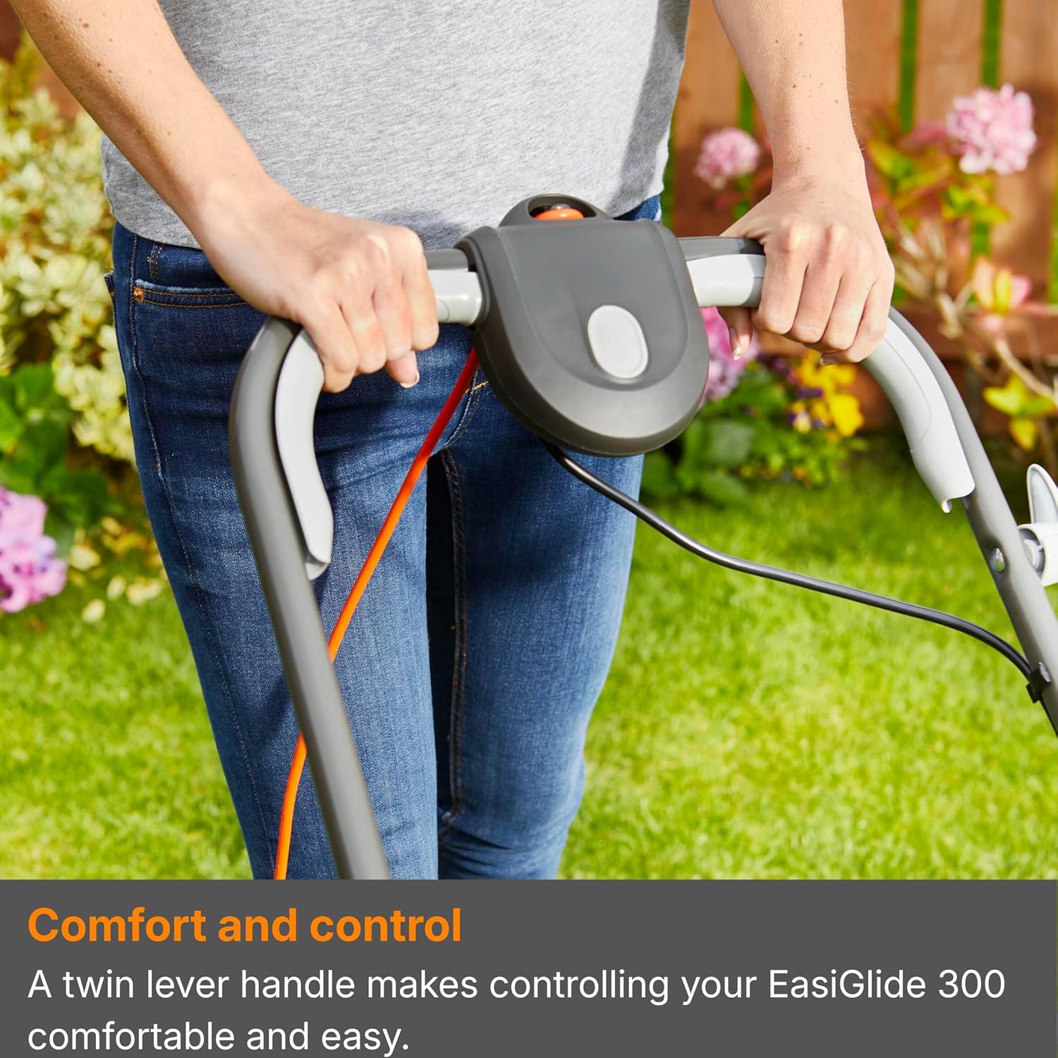 Thumbnail 5 de Flymo EasiGlide 300 Hover Collect Lawn Mower (1700W/1900W, 30cm cut, 20L grass box)