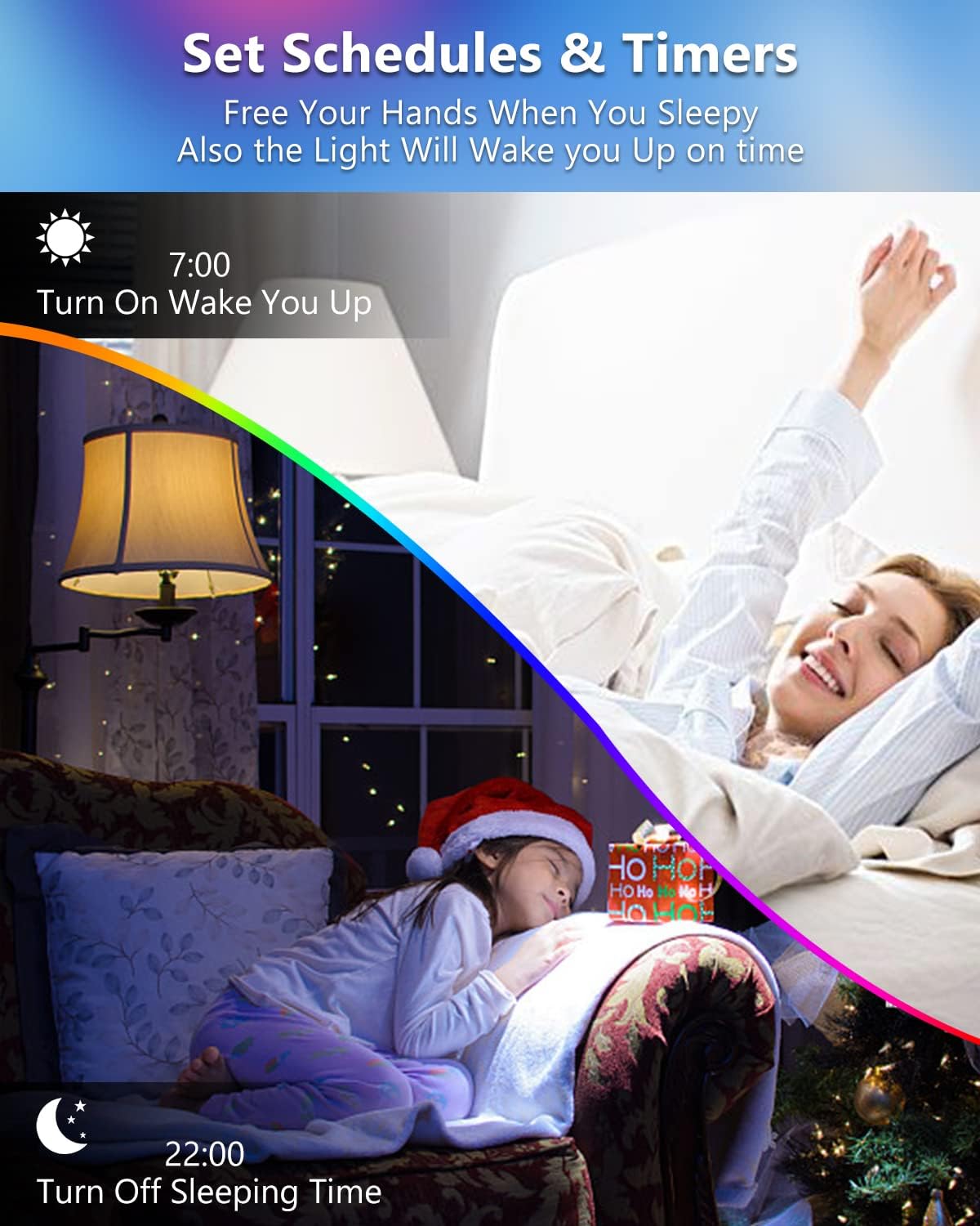 Thumbnail 3 de Avatar Controls E14 Smart Bulbs 2 Pack: Versatile, Dimmable RGB LEDs for Chandeliers and More