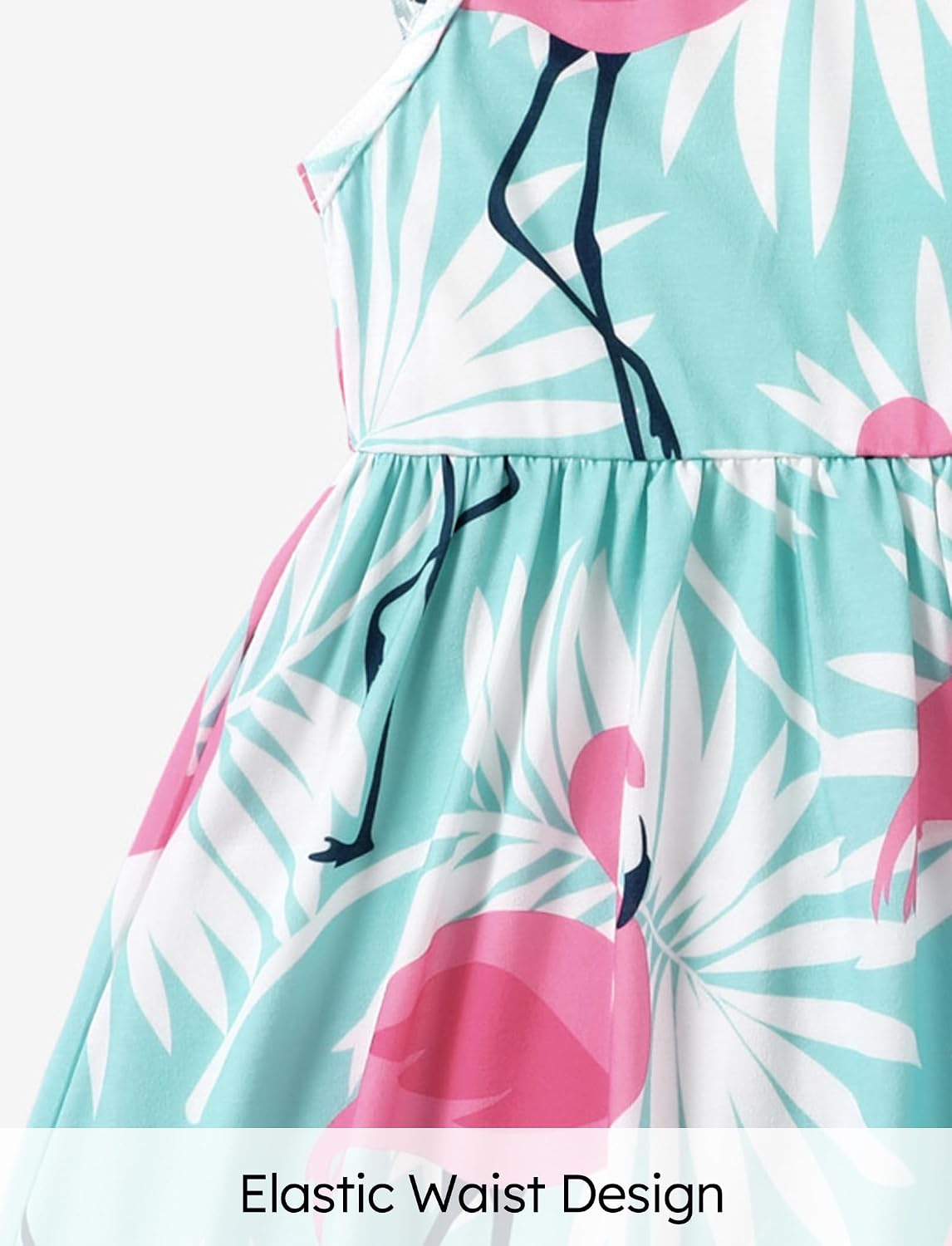 Thumbnail 4 de PatPat lot de 3 robes d’été décontractées à manches volantées pour petite fille, multicolore