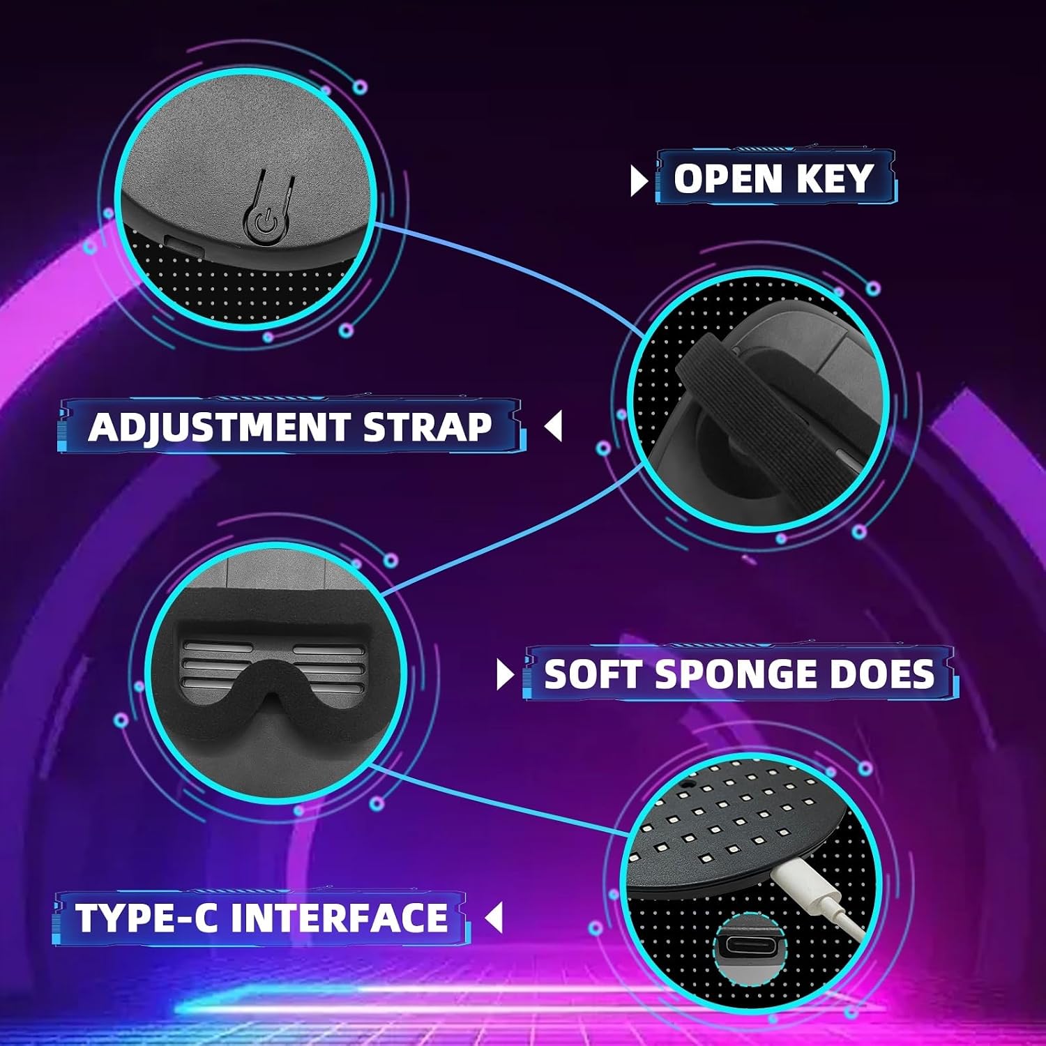 Thumbnail 6 de Zonasyrn LED Mask, ABS Plastic
